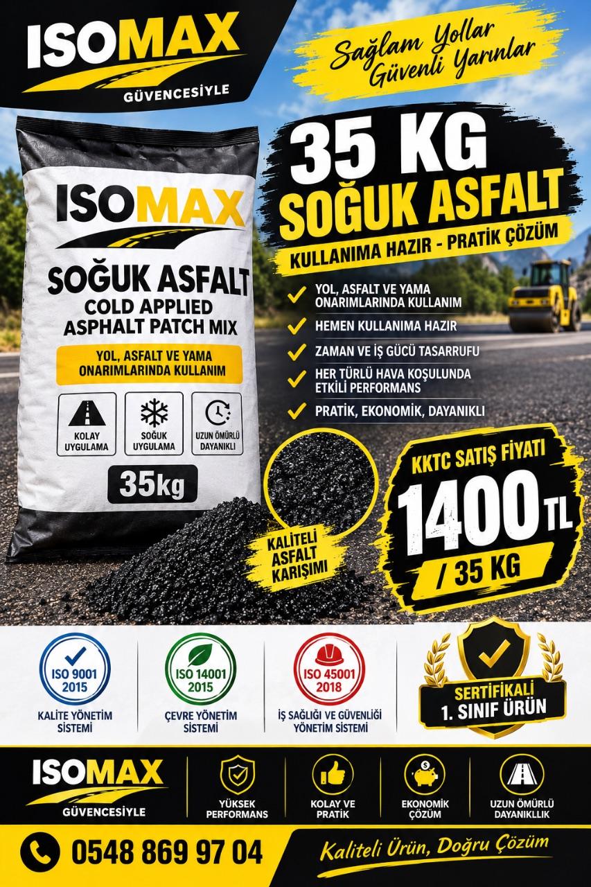 35 kg soğuk asfalt